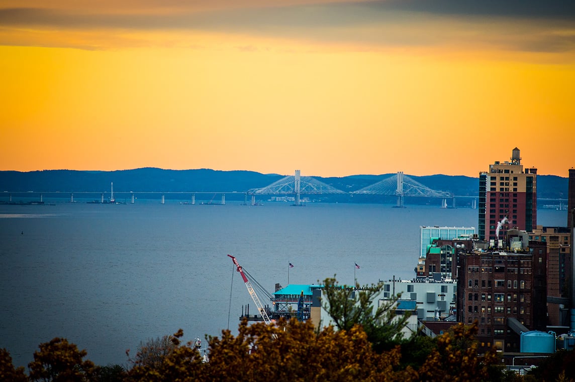 bridge sunset