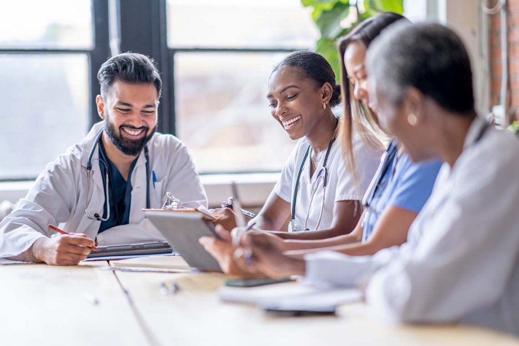 medical staff in meeting