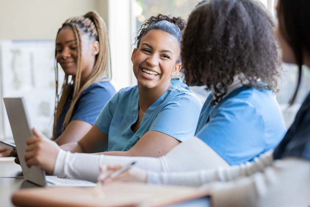 students in study group